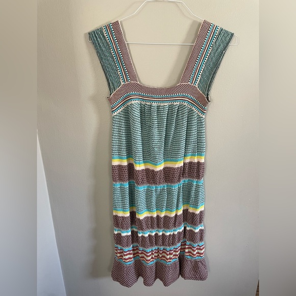 ALDO MARTINS Striped Multicolor Knit Tunic Dress - Picture 4 of 10